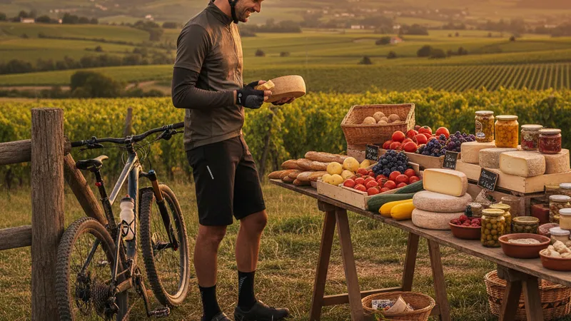 Circuit gastronomique en VTT