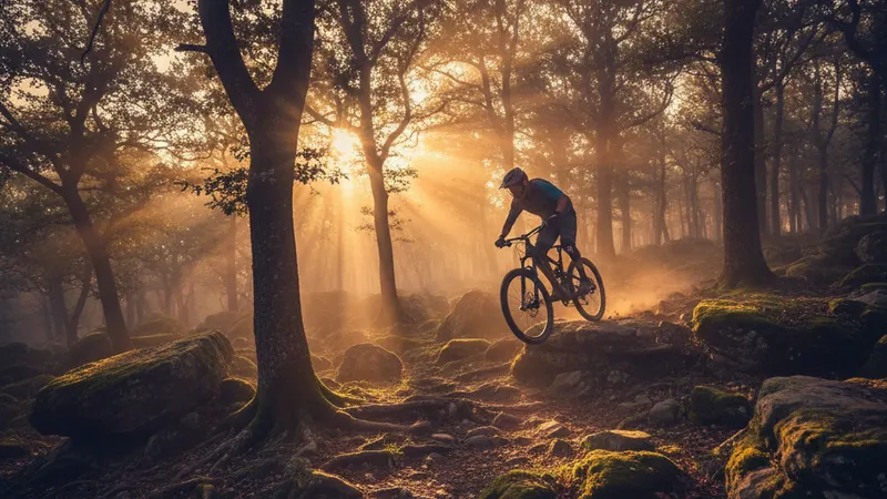 Les sentiers de VTT à Fontainebleau
